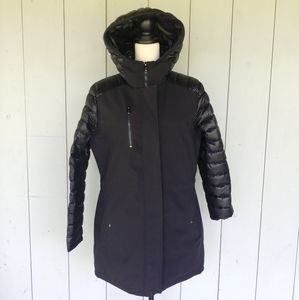 VINCE CAMUTO | Black Down Filled Puffer Parka Coat